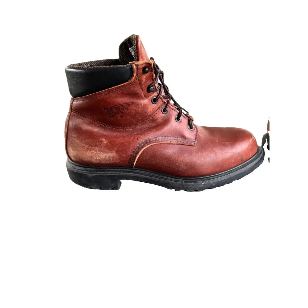 Vintage Red Wing Shoes D 9 1/2 GORE-TEX Boots Brown 1227 Mens MADE IN USA